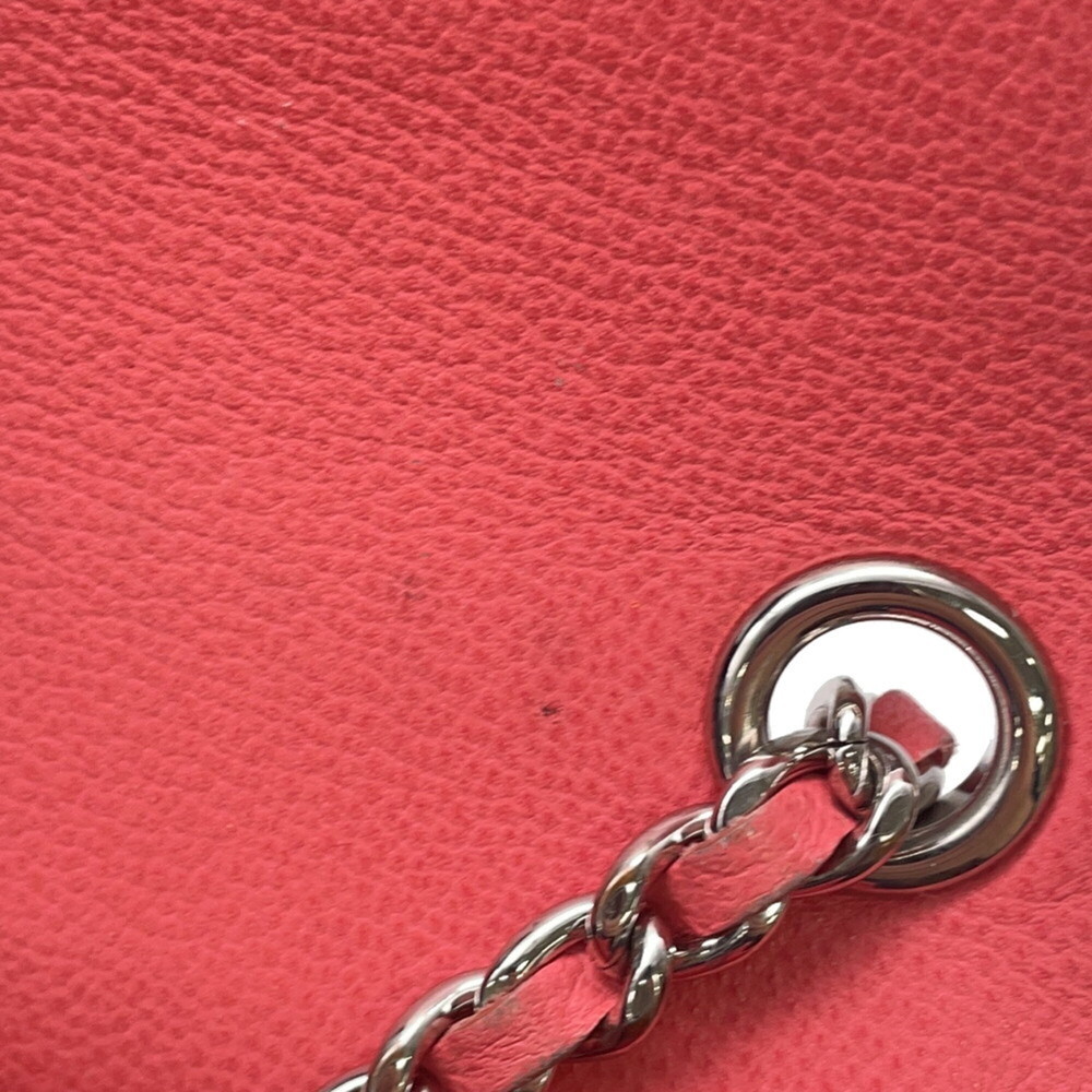 CHANEL Pink Leather Logo Shoulder Bag - Picture 8 of 16